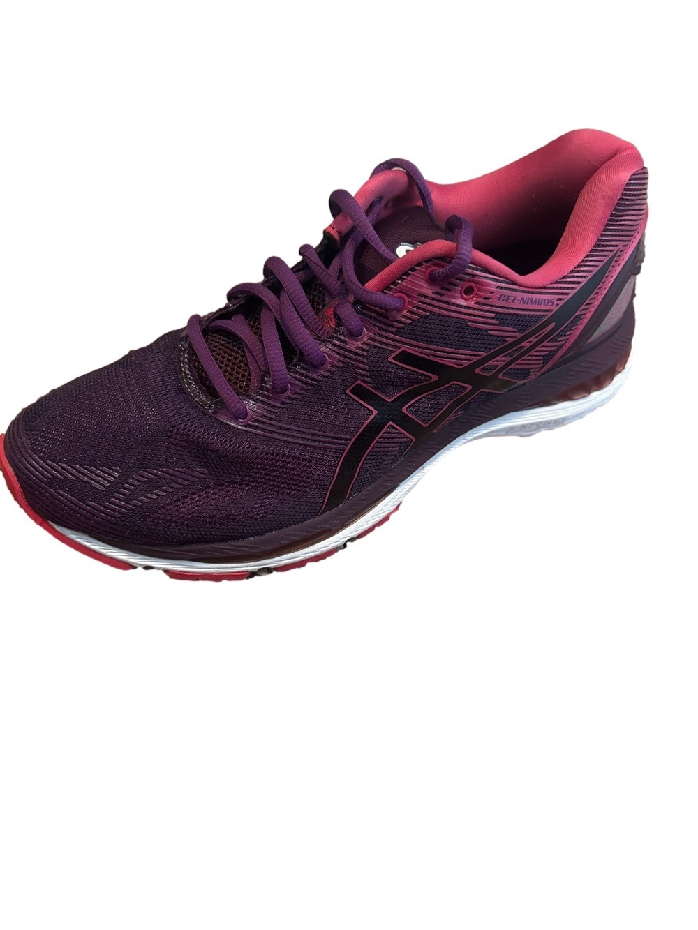 ASICS Women's Gel-Nimbus Running Shoe - Purple/Pink 8 1/2